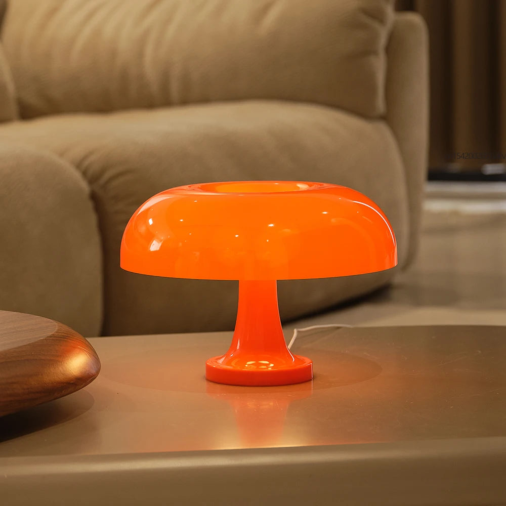 AmberGlow Mushroom Lamp By Riverline